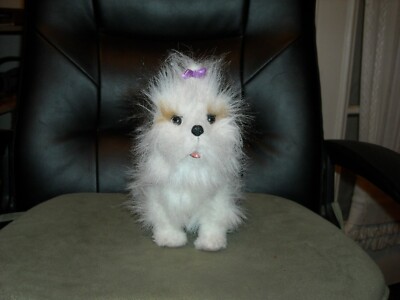 2008 Hasbro furreal spotted puppy barks walks moves head nose sniffs whines