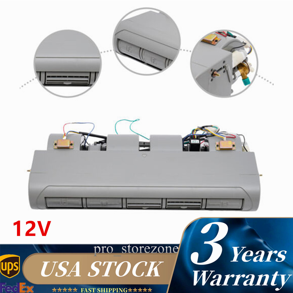A/C Universal Evaporator 5 Shutters 12V Double Shaft Evaporator AC Evaporator US