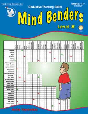 Mind Benders Level 8 Workbook, Deductive Thinking Skills Puzzles ...
