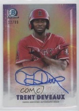 2021 Bowman Chrome Dawn of Glory 12/99 Trent Deveaux #DOGA-TD Auto s3g