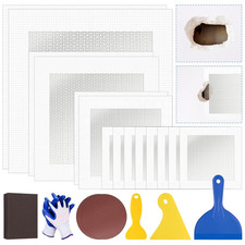 Drywall Patch, 21 PCS Drywall Repair Kit with 2 10", 2 8", 2 6", 8 4" Self-Adhes