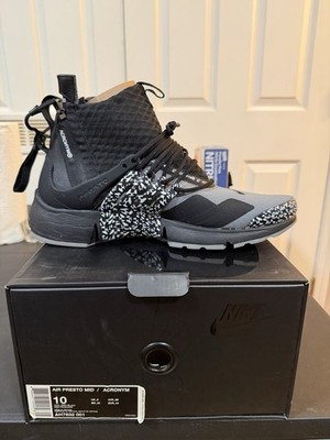 Nike Air Presto Mid Acronym Cool Grey Black Men's Sneaker AH7832-001