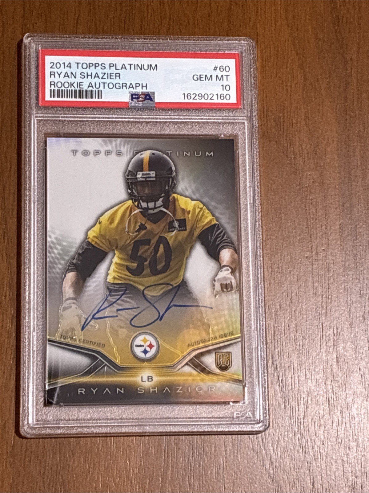 Ryan Shazier Topps Platinum Rookie Autograph #60 Base