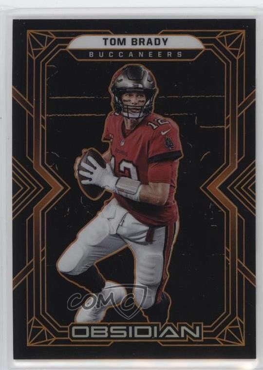 2022 Panini Obsidian Electric Etch Orange 13/75 Tom Brady #90 z7j