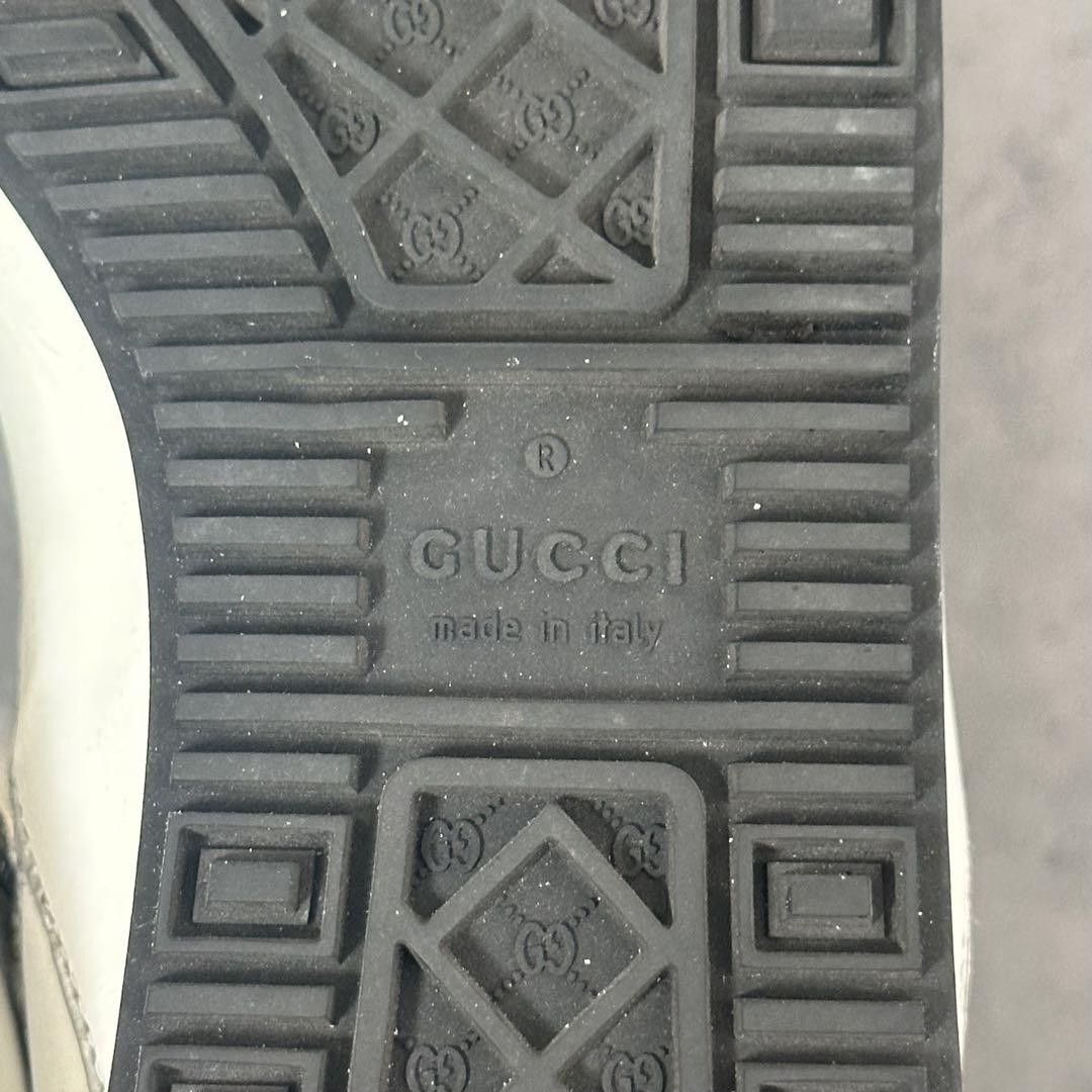 GUCCI Boots Heel Interlocking Leather White EU38/US8 107372c thumbnail 8