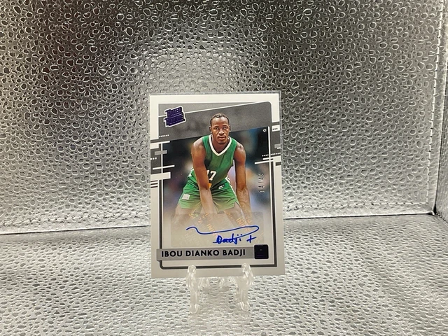 2021 Panini Chronicles Draft Picks Donruss Ibou Dianko Badji Rookie Auto #14/49
