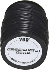 Greenhead Gear Quick Fix Duck Decoy Cord, 200 Ft, Black - 80200