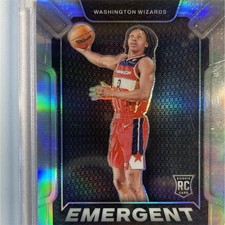 Bub Carrington 2024-25 Panini Prizm Emergent Rookie Insert #20 Wizards NBA