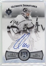 2022-23 Upper Deck Ultimate Collection Signatures Cal Petersen #US-CP Auto 1p1a