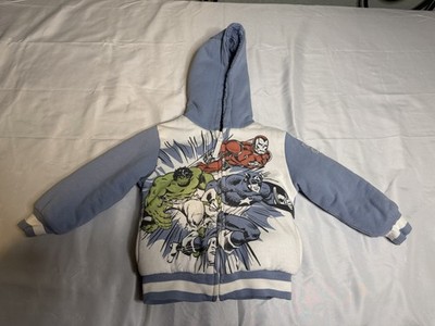 Marvel comics Superhero Zip-up Jacket For Small Child (Size 4T)