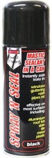 Spray Mastic Instant Leak Stop Spray N Seal for Roofs Gutters Pipes 200ml Black