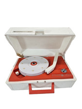 Vintage Portable Suitcase Record Player Turntable — listing 5