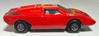 Matchbox Lesney Superfast #27 Red Lamborghini Countach (Light Blue Glass)