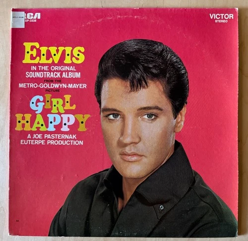 Elvis Presley RCA LSP-3338 Girl Happy LP  (EX/VG+)