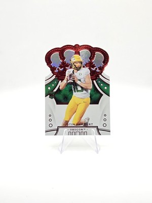 Justin Herbert 2020 Panini Chronicles RC Crown Royale Red SP #14