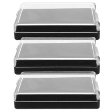 3 Pcs Badge Box Display Case for Badges Jewelry Boxes Selling Pin