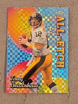 2024 Topps Chrome Terry Bradshaw All Etch Xfractor #CAE-TB Steelers