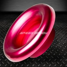 4" ALUMINUM SHORT RAM/COLD AIR INTAKE SYSTEM VELOCITY STACK KIT TURBO HORN RED