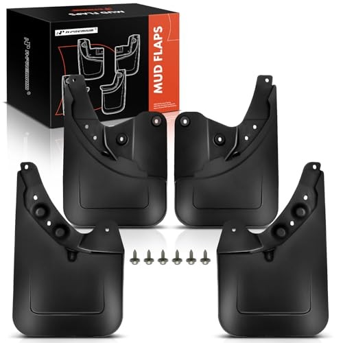 4PCS Truck Mud Flaps Compatible with Toyota Tacoma 2024–25 SR & SR5 Front & Rear