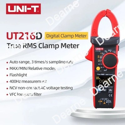UNIT UT216D TRMS Digital Clamp Meter Pliers OLED NCV VFC Tester Zero Inrush Mode