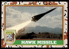 1991 Topps Desert Storm Hawk Missile USA #52