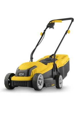 Powerplus Elektro-Rasenmäher 1300W | 32cm Schnittbreite | 30L Fangkorb | 250m²