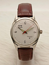 HMT Janata White Dial 17 Jewels Mechanical Hand winding For Men's Wrist Watch