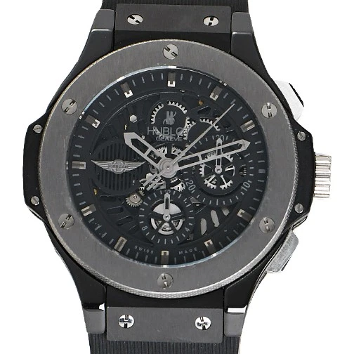 Hublot — HUBLOT  -  Big Bang Aero Bang MORGAN in Black Ceramic and Tungsten