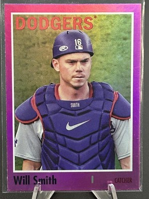 Will Smith Los Angeles Dodgers 2024 Topps Archives Pink Foilboard