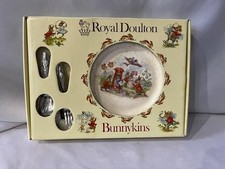 Royal Doulton Bunnykins Children's Plate with Cutlery
