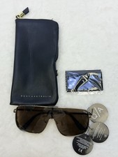 Quay Australia Unbothered Women  s Sunglasses Gold Frame Brown Lenses NWT