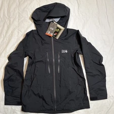 Women’s Mountain Hardwear High Exposure Gore-Tex Jacket, Black Size S, NWT $550