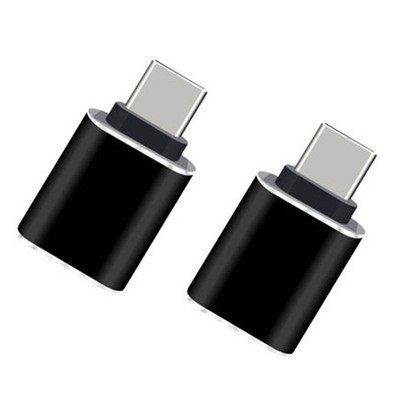 2PCS USB 3.0 Adapter Superfast Data Transfer For Mobile Mouse Keyboard Black BAK