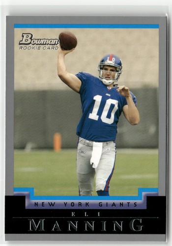 Eli Manning #111 — 2004 Bowman football card