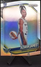 2025 Panini Prizm - Aziaha James #141 V (RC) Silver Prizm & Base Card-Wings