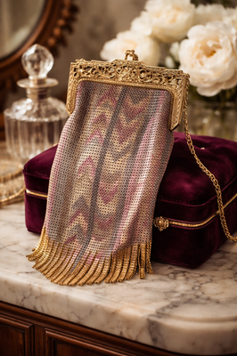 #ad #ad RARE 1986 Whiting amp; Davis Heritage Collection 110th Anniversary Mesh bag $345.00