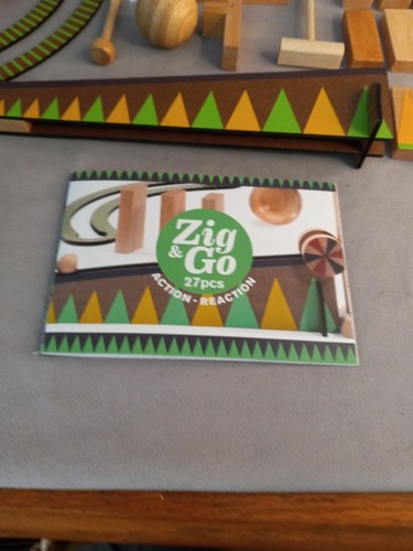 Djeco Zig & Go Action-Reaction Green 27pcs Set Complete - Picture 7 of 7