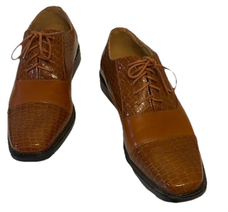 SAOLA Scarpe Giovanni Oxford Cammello Uomo Tg 12 Scarpe Classiche Formali Eleganti Leggi!