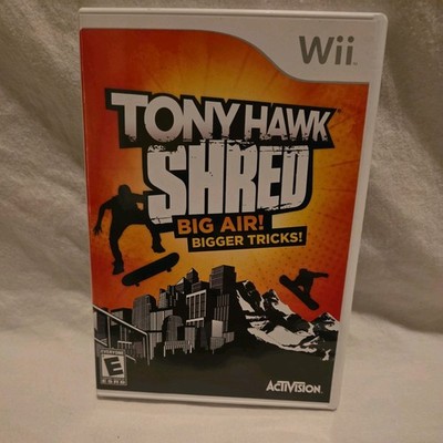 Tony Hawk: Shred Big Air! Bigger Tricks Nintendo Wii Video Game Used