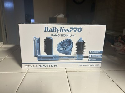 BaByliss PRO Nano Titanium Style/Switch Ionic Multi-Styler & Hair Dryer - NEW