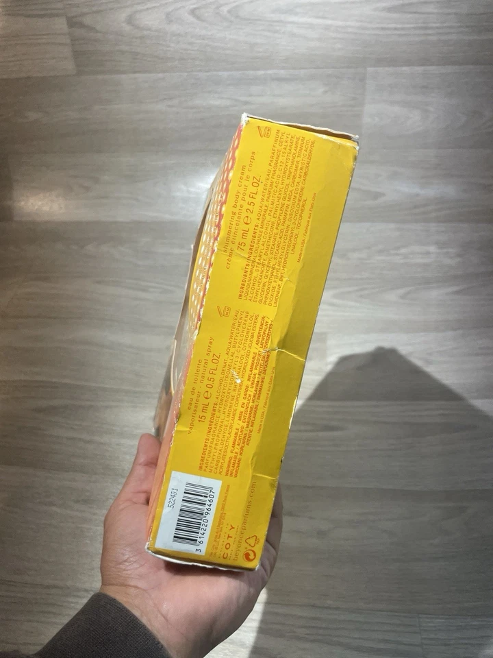 Beyonce HEAT RUSH 0,5 oz EDT spray y 2,5 oz crema corporal ~ nueva caja imperfecta abierta ~ Foto 2 de 4