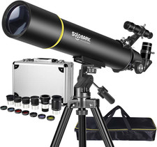Telescopes for Adults Astronomy, 80Mm Aperture 900Mm Refractor Telescope for Kid