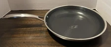 HEXCLAD 10" Hybrid Fry Pan Stainless Steel Non-Stick Frying Pan (H22)