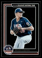2022 Panini USA Baseball Stars & Stripes Justin Campbell USA #4