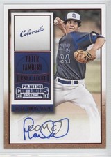 2015 Panini Contenders Draft Ticket Red Foil Peter Lambert #24 Auto 1b3