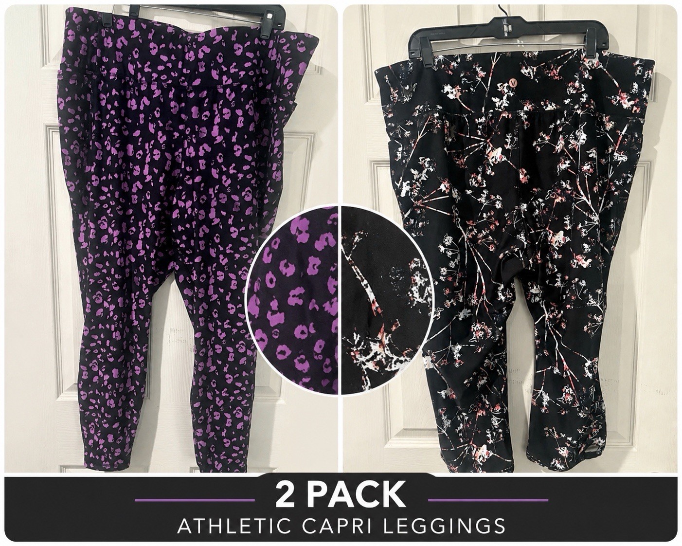Livi Active Lane Bryant Workout Lot Of 2 Leggings Plus Size 22/24 3x