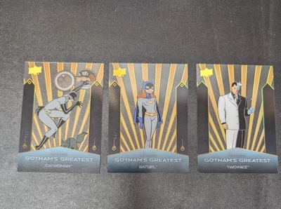 2026 Upper Deck Batman Animated Series 3/10 Gotham's Greatest Partial Set Lot - Photo 1/2