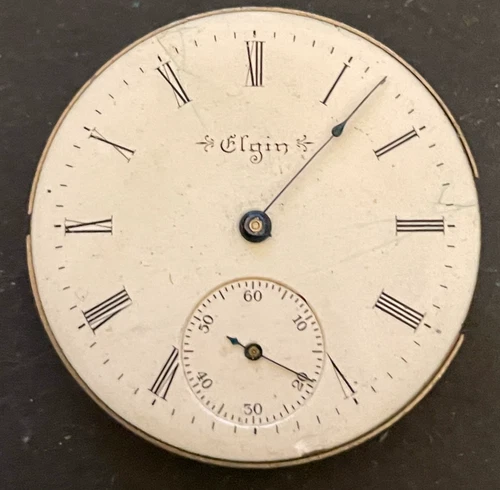 Antique 1903 Elgin Grade 216 Pocket Watch Movement Parts/Repair 6s 15j USA