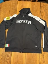 Ferrari Scuderia Puma Track Jacket Mens 2XL Italian Flag Motorsport F1 Racing