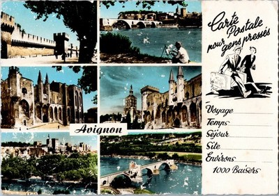 Postcard Multiple Views of Avignon